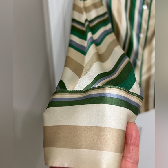 Vintage San Remo Silk Top size 40 - Picture 3 of 9